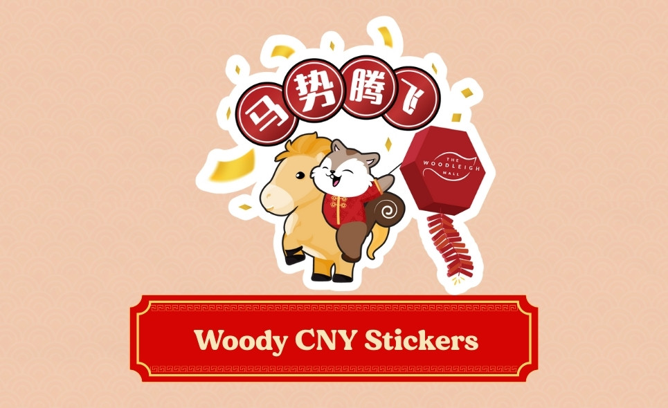 Spring into Fortune - Woody CNY Stickers